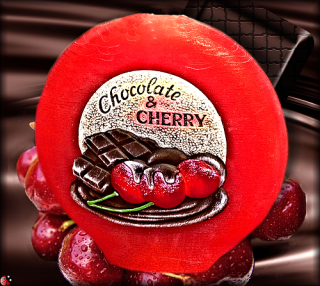 Voňavá, aromatická sviečka - Chocolate & Cherry